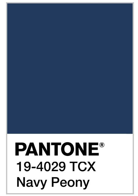 Navy Peony Pantone Pantone Pantone Navy Color Swatches