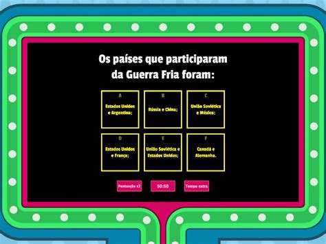 Qual Das Alternativas Abaixo Explica Melhor A Expressão Guerra Fria
