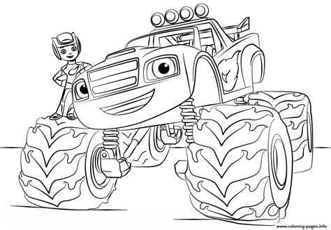 Check spelling or type a new query. Blaze Monster Truck For Kids Coloring Pages Printable
