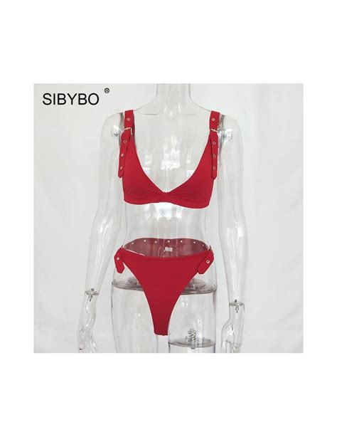 Adjustable Belt Spaghetti Strap Sexy Bodysuit Women V Neck Skinny Two