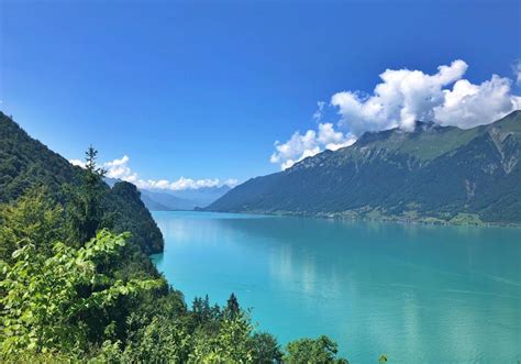 Lac De Brienz Le Lac Bleu Turquoise De Loberland Bernois Swiss