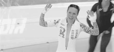 Olga Graf Olympic Speed Skating Bronze Medallist Momentarily Forgot