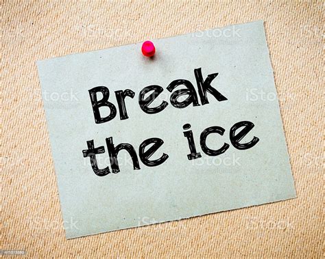Break The Ice Stock Photo - Download Image Now - Breaking the Ice, Note ...