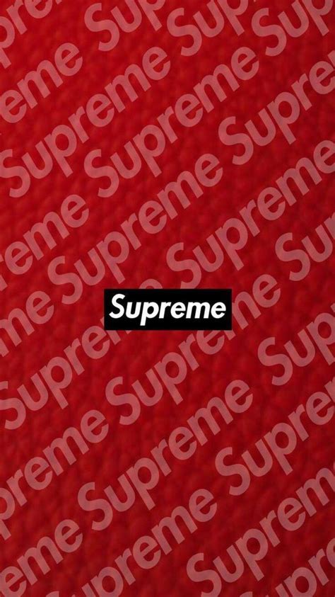 Red Supreme Wallpapers Wallpaper Cave