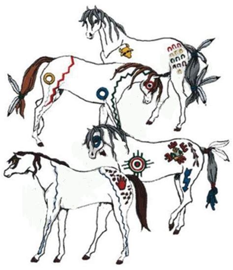Three Horses Are Depicted In This Drawing