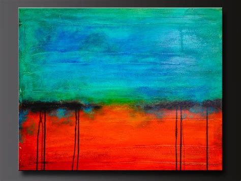 Oxidized Metal 13 30 X 24 Abstract Acrylic Painting Etsy Abstract