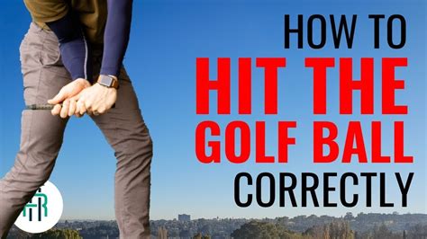 THIS IS HOW TO HIT A GOLF BALL CORRECTLY - YouTube | Golf ball, Golf