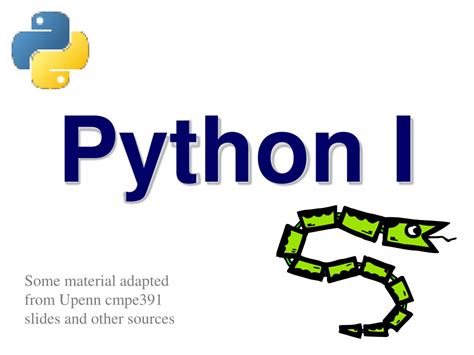 Ppt Python I Powerpoint Presentation Free Download Id9266581