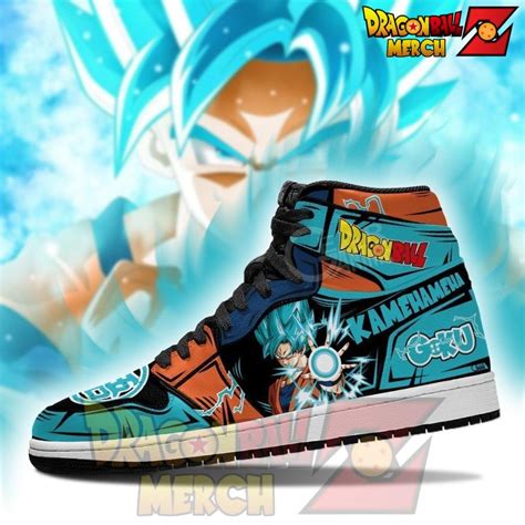Dragon Ball Z Goku Blue Jordan Sneakers No8 Dragon Ball Z Store