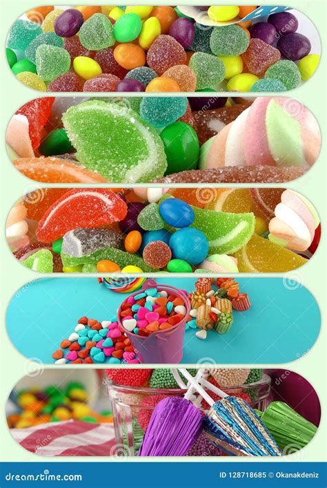 Candy Sweet Lolly Sugary Collage Stock Image Image Of Lolly Holiday