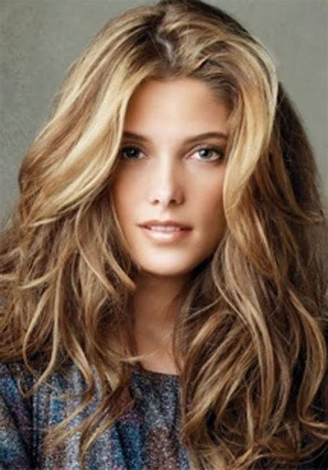 Chunky Highlights Hair Color Picture Latest Women Long Hairstyle Dark Blonde Hair Color