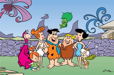 Flintstones Caricatures Prime Time Televisions First Ever