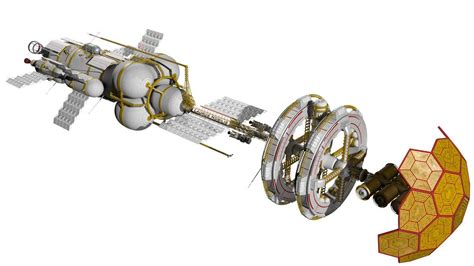 An Artists Rendering Of The Space Station