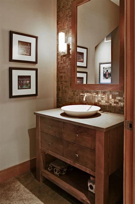 Bathroom Vanity Powder Room Design Interior House Bathroom