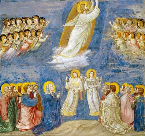 The Ascension 1305 By Giotto Di Bondone 1267 1337 Italy Museum Quality Copies Giotto Di