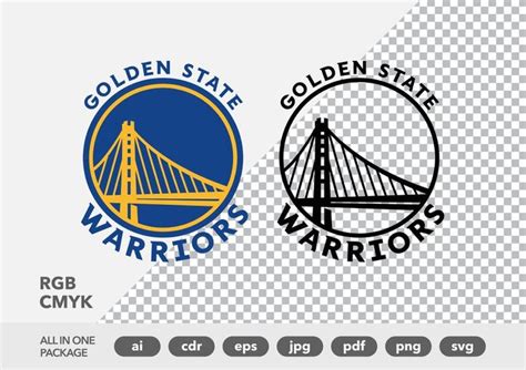 Golden State Warriors Logo Ai Cdr Eps Pdf Png  Svg Etsy In 2021