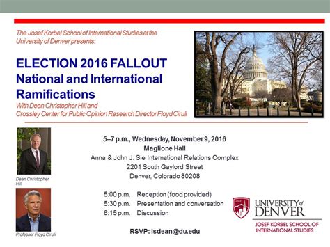 Crossley Center For Public Opinion Research Election 2016 Fallout