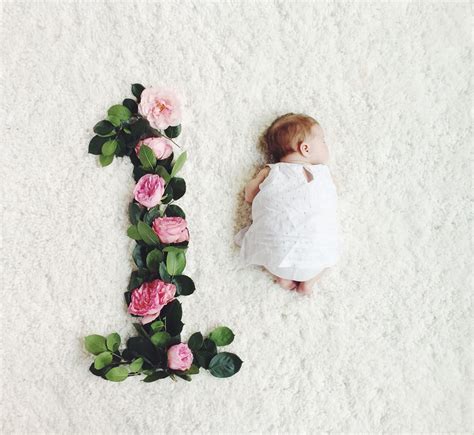 Here Is Our Take On Monthly Baby Photos With Flowers Monthly Baby