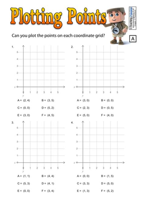 Plotting Points Coordinates Challenges Teaching Resources