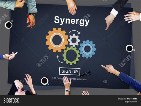 Synergy Teamwork Image And Photo Free Trial Bigstock