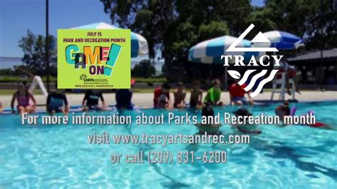 city of tracy parks and rec month video youtube