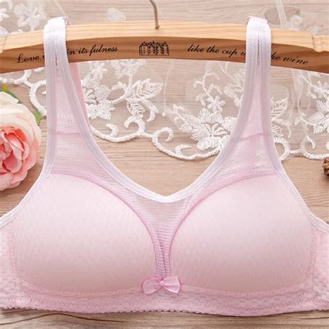 Buy Thin Comfortable Wire Free Gathered Girls Underwear Small Chest Sexy Hgh