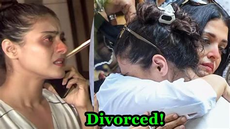 Kajol Breakdown After Kajol And Ajay Devgns Divorce And Gave Shocking