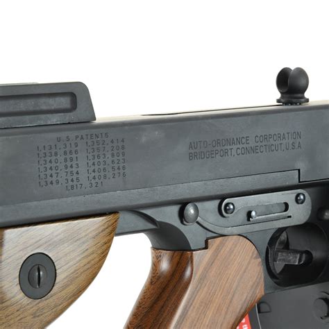 King Arms Thompson M1928 Aeg 149 Joule Bk Wood Look Tactical24 E