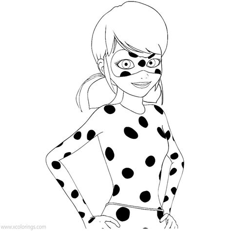 Printable Miraculous Ladybug Coloring Pages