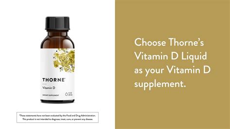 Vitamin D Liquid By Thorne Youtube