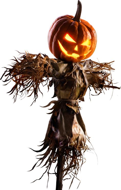 Halloween Pumpkin Scarecrow 9597504 Png