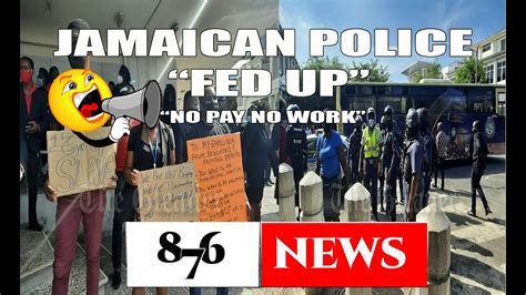 jamaican police confront andrew holness govt w icked for overtime money youtube