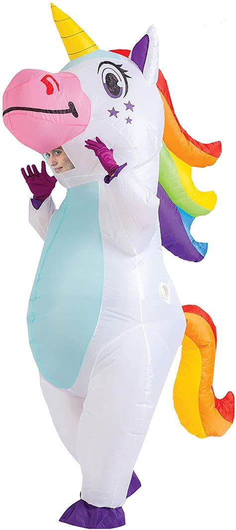 Toyx Creations Inflatable Costume Unicorn Full Body Unicorn Air Blow Up
