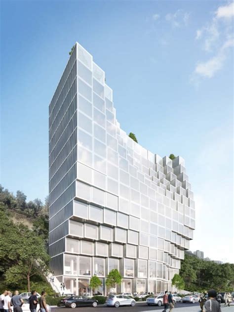 Architectural Rendering | Architectual rendering of an office building ...