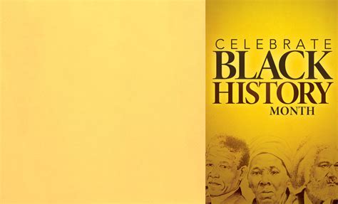 Celebrate Black History Bulletin Church Bulletins Outreach Marketing
