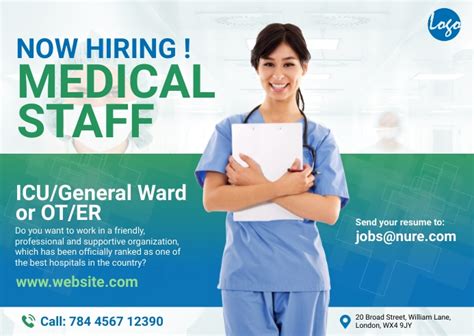 Copy Of Hiring Nurses Ad Postermywall