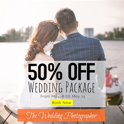 Promo Wedding Photography Template Postermywall