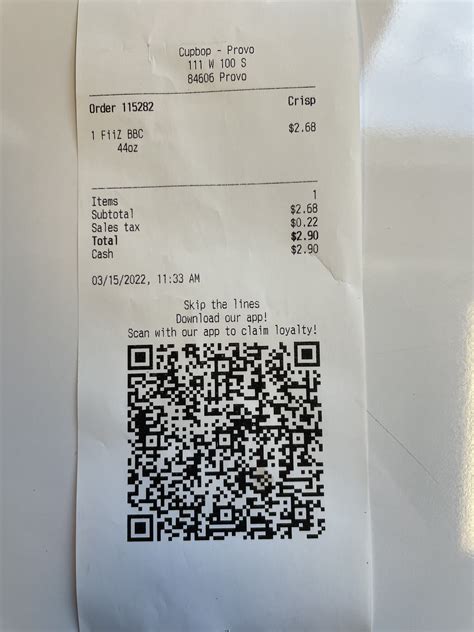 Scanning receipts for loyalty credit : Support Center
