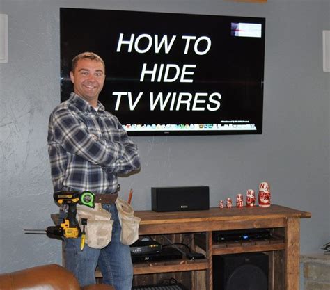 Learn How To Hide Tv Wires Behind The Wall By Watching Petes Do It