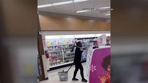 Video Woman With Pickaxe Shoplifts At Rite Aid In Venice