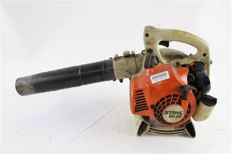 A leaf blower, commonly known as a blower, is a gardening tool that propels air out of a nozzle to move debris such as leaves and grass cuttings. Stihl Leaf Blower | Property Room