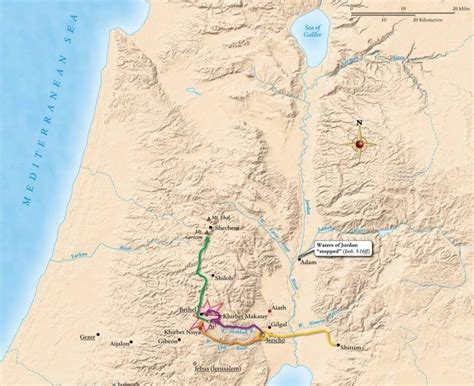 Jericho And Ai Share Map