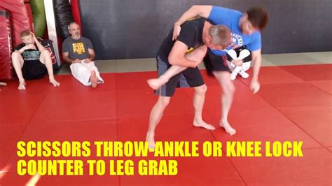 Scissors Throw Counter Against Leg Grab To Leg Submissions 2 Variations