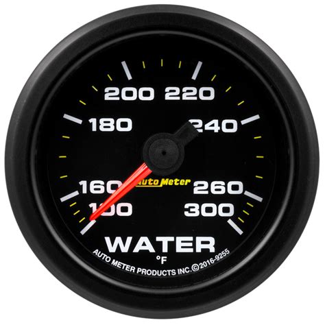 Autometer 9255 Extreme Water Temp Gauge 2 116100 300 Degflat