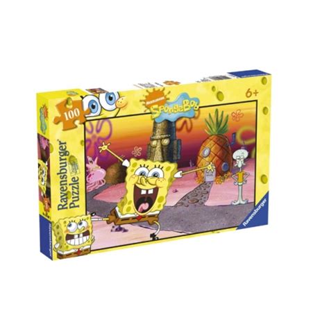 Spongebob Squarepants 100 Piece Jigsaw Puzzle Game 4005556108077