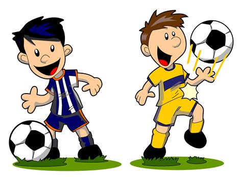 Clipart Png Children Playing Football — Download — Milye