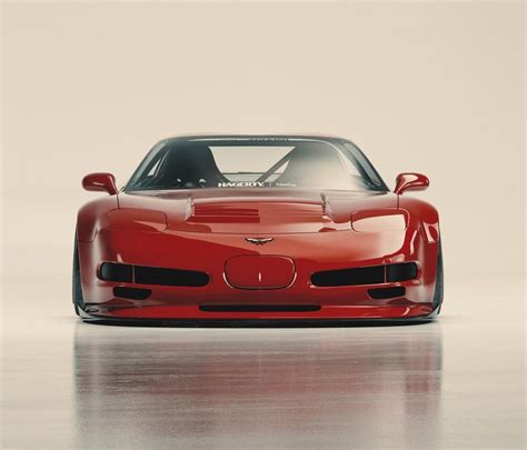 Widebody C5 Corvette With An Overhang Drag Wing Gets Inspiration From