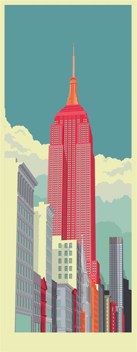 ©remko heemskerk 5th avenue new york city new york illustration city illustration