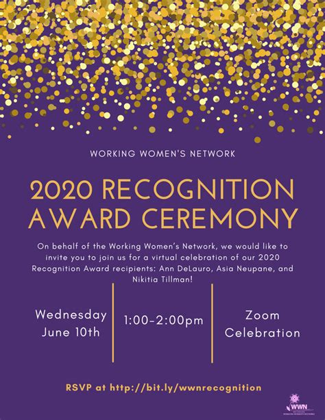Wwn 4th Annual Recognition Award Ceremony Working Womens Network
