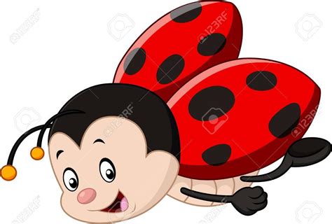 Cute Ladybug Cartoon Stock Vector 60069369 Baby Ladybug Ladybug